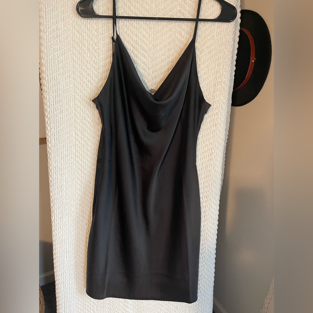 UO Mallory Cowl Neck Slip Dress